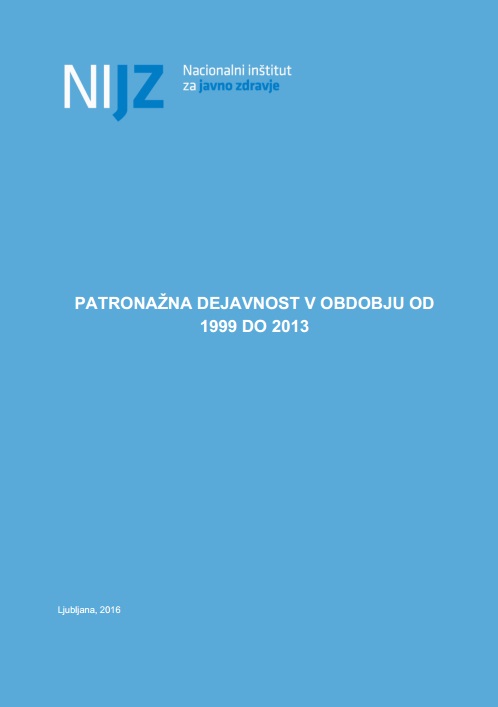 Patronažna dejavnost v obdobju od 1999 do 2013